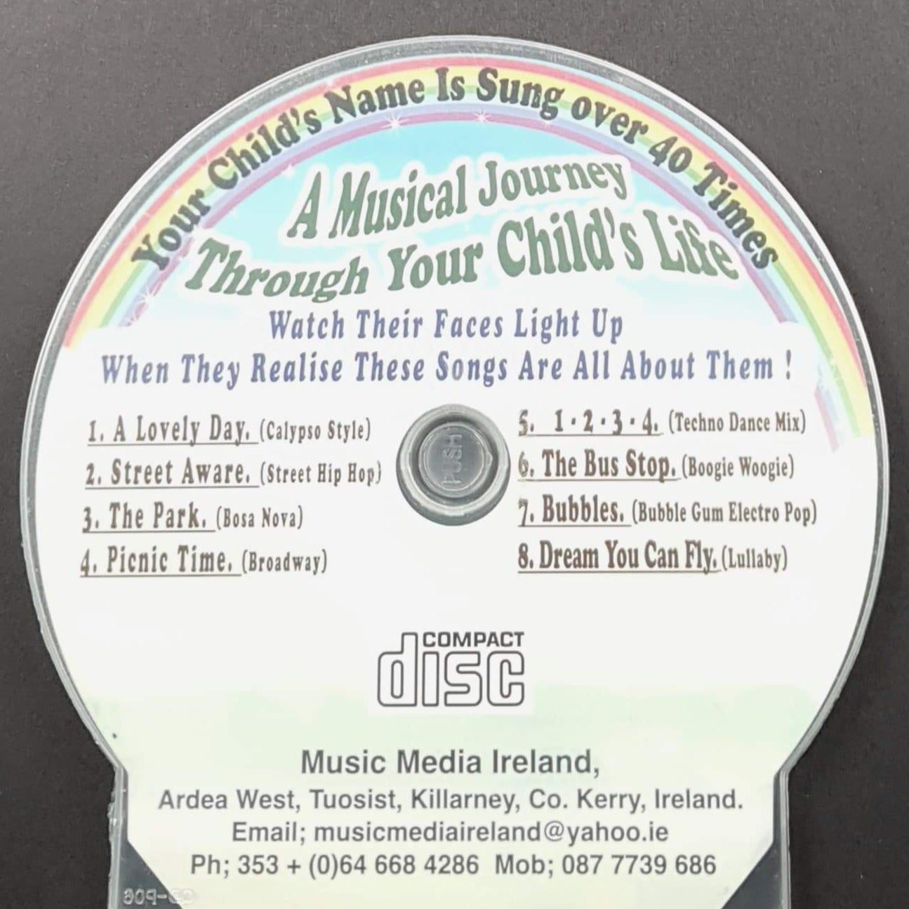 CD - Personalised Children's Songs / Hollie