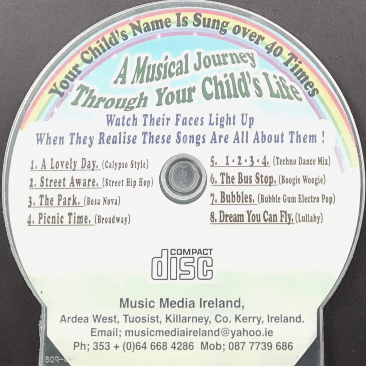 CD - Personalised Children's Songs / Jason