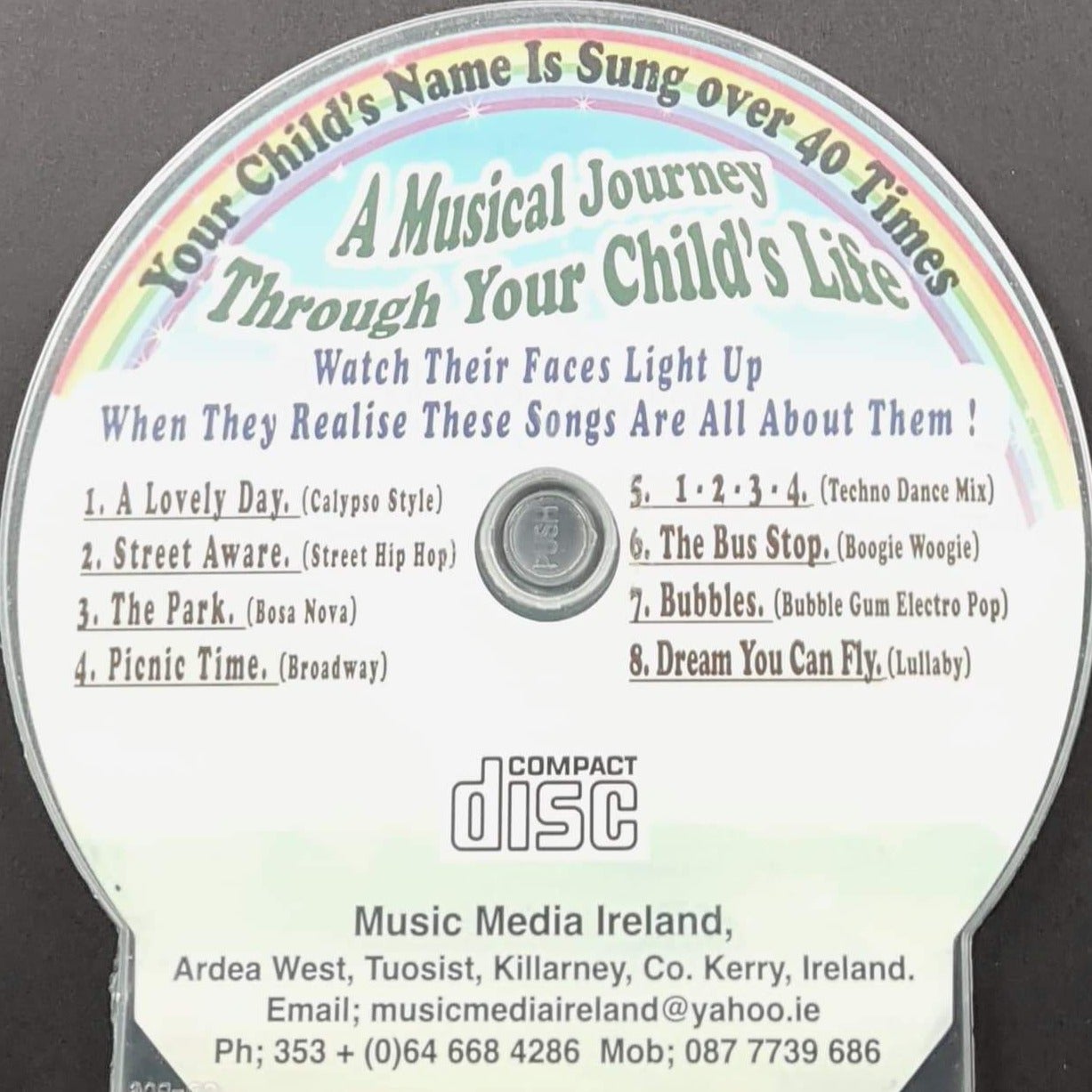 CD - Personalised Children's Songs / Fiona