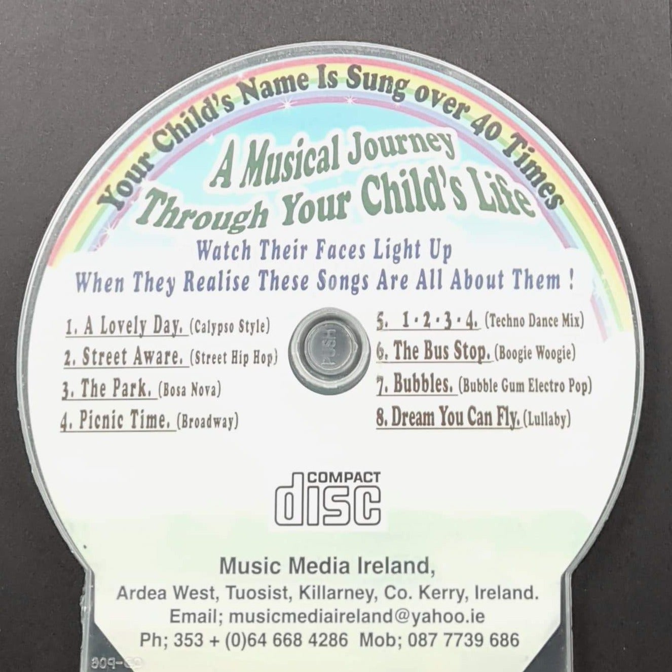 CD - Personalised Children's Songs / Jennifer