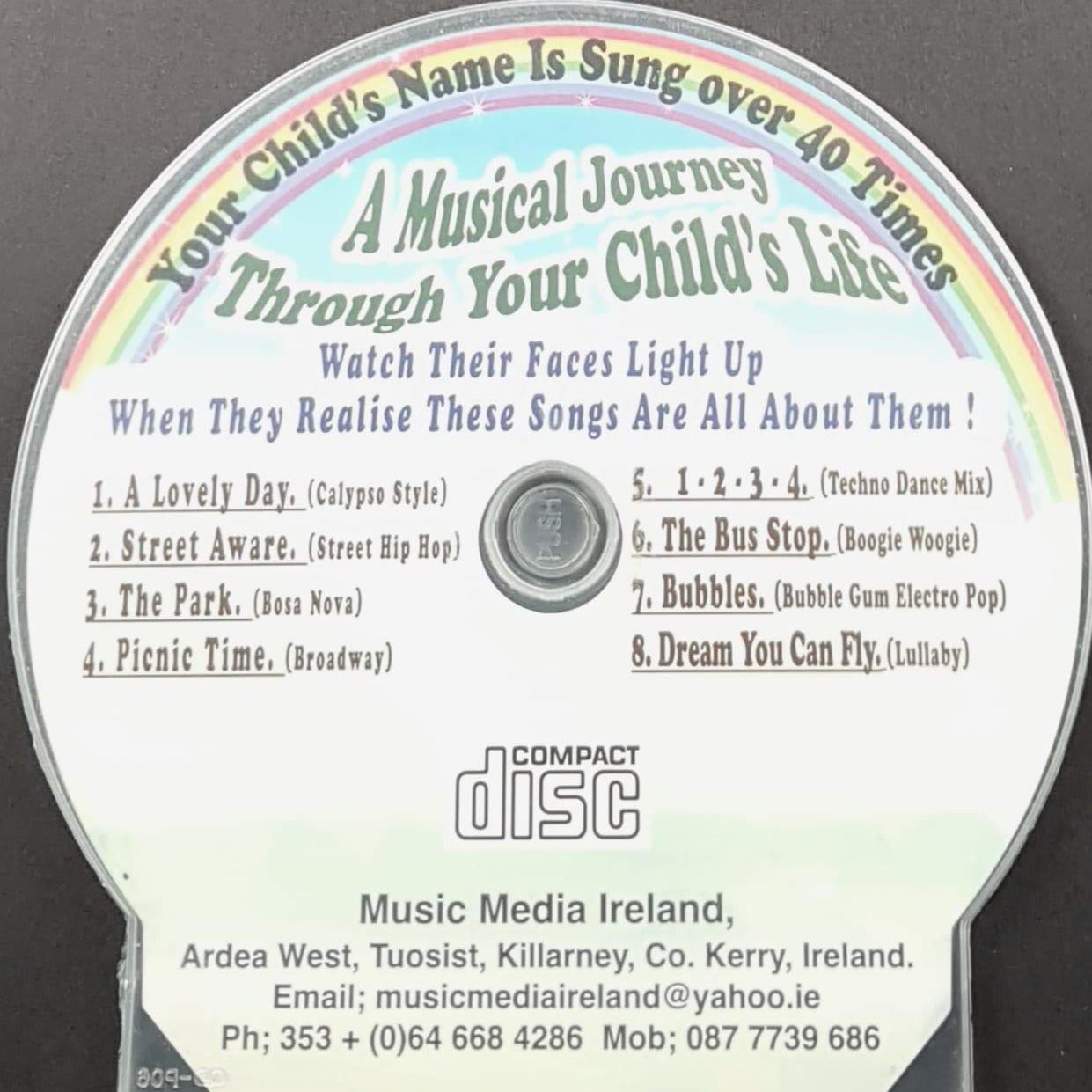 CD - Personalised Children's Songs / Amelia