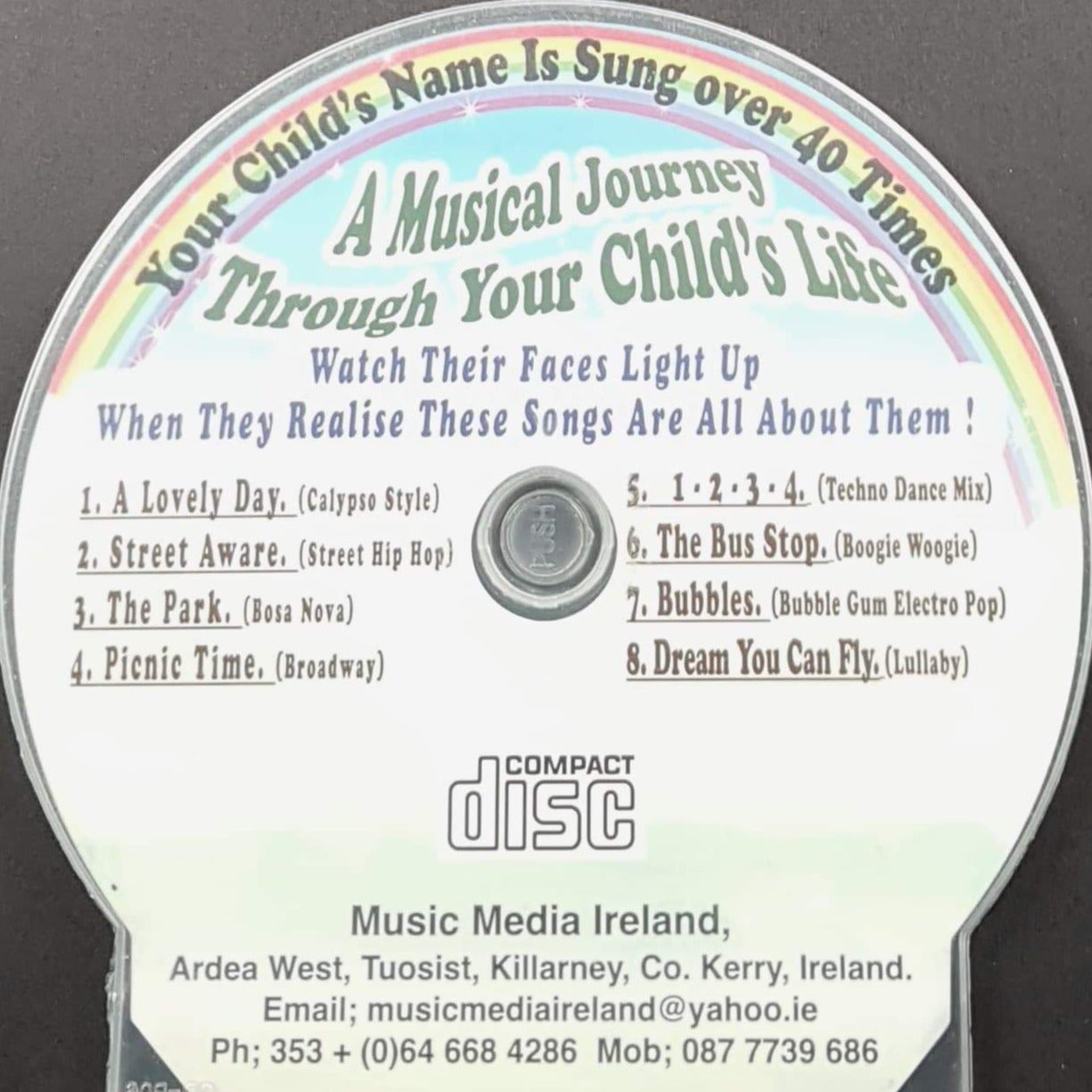 CD - Personalised Children's Songs / Gemma