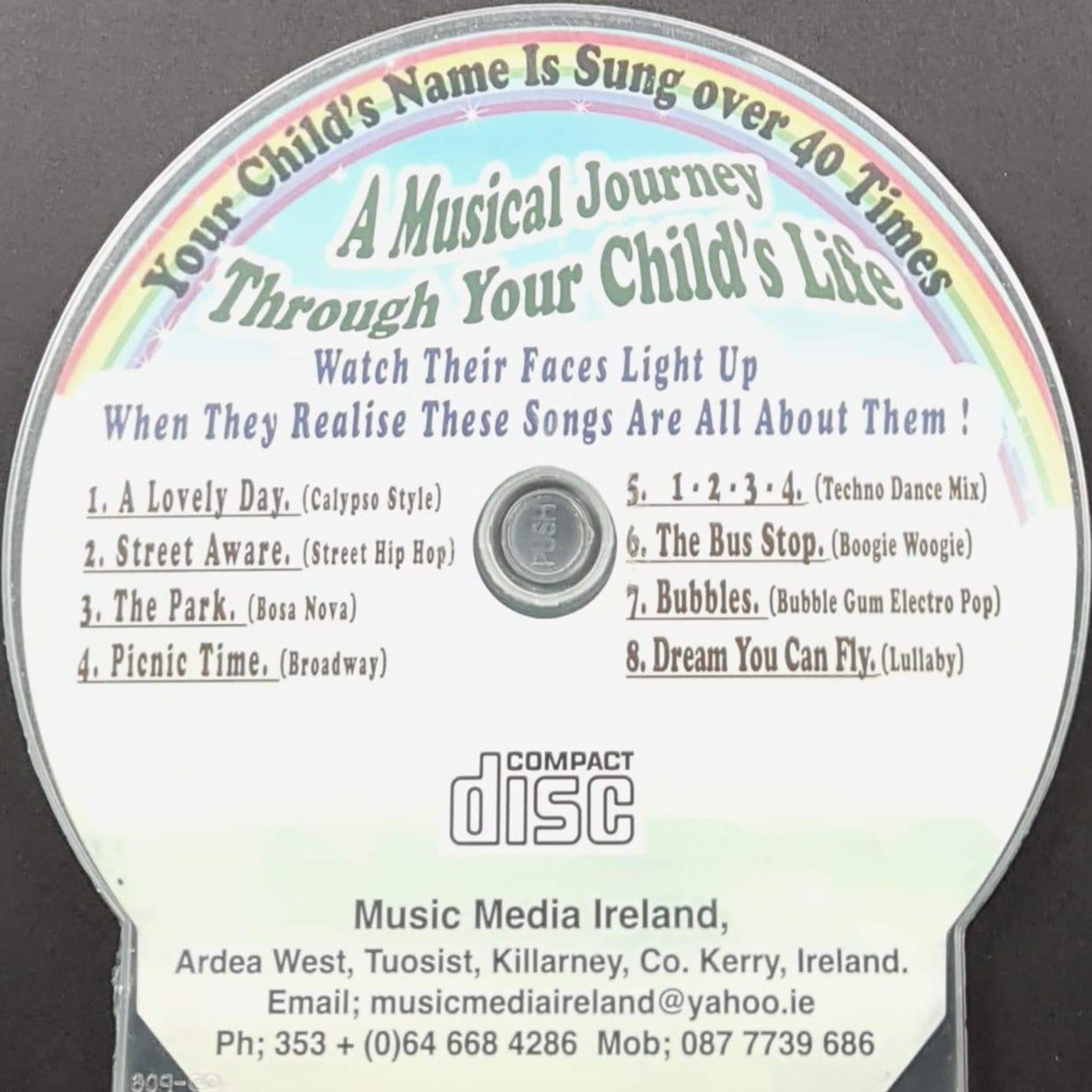 CD - Personalised Children's Songs / Daire