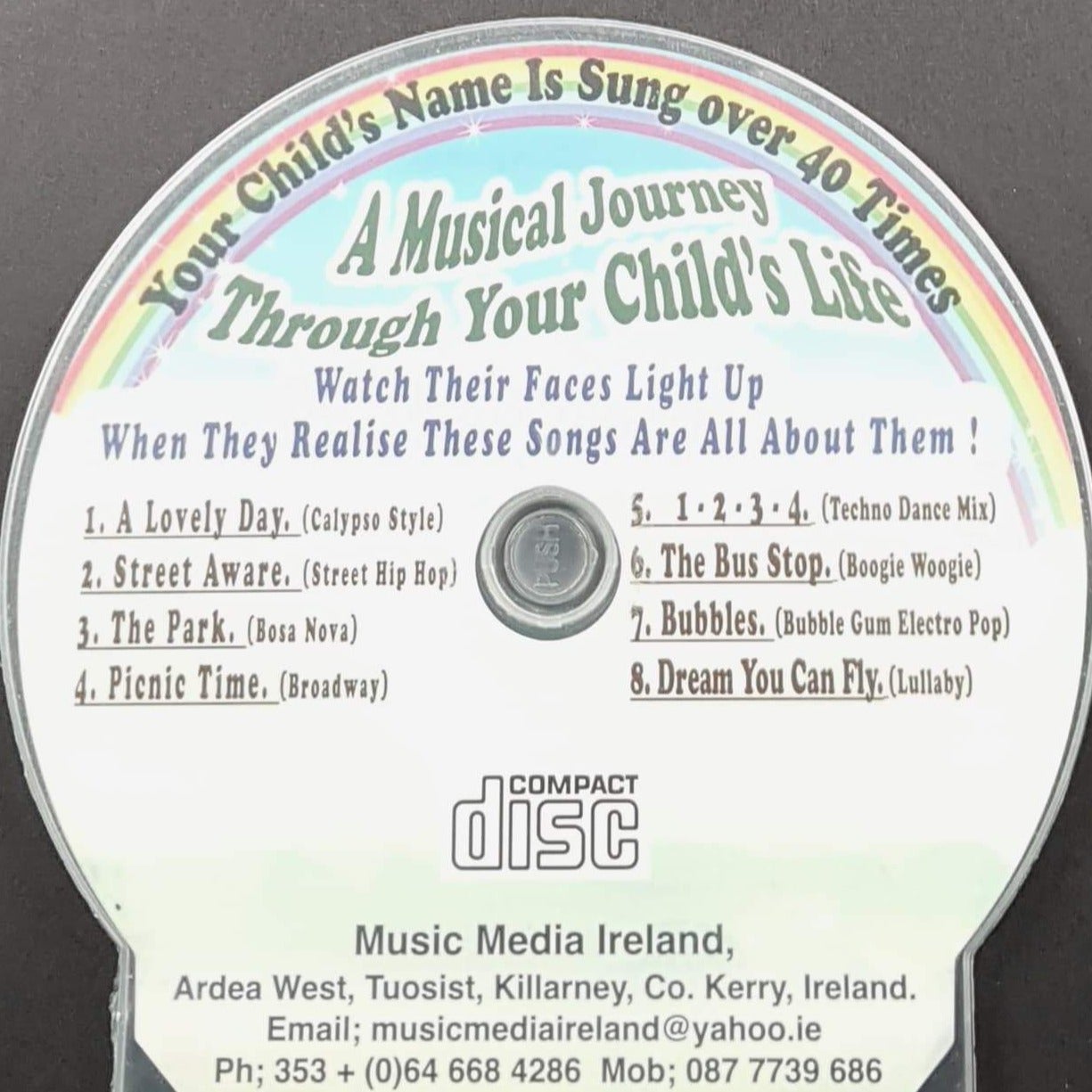 CD - Personalised Children's Songs / Cathal