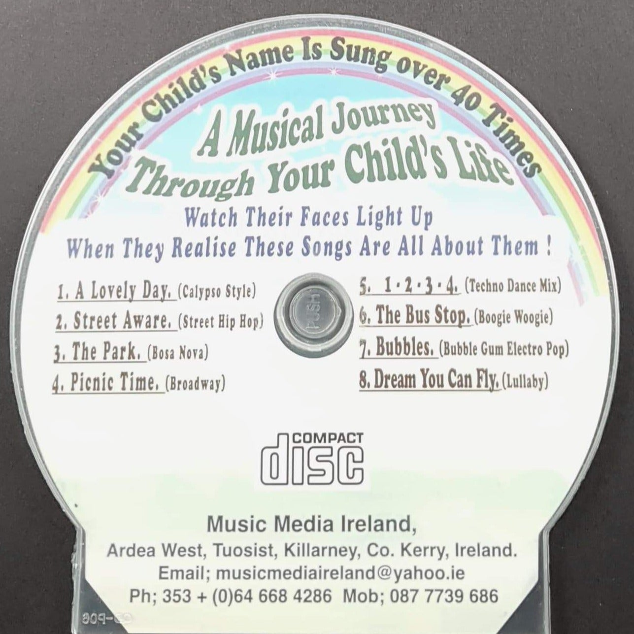 CD - Personalised Children's Songs / Jessica