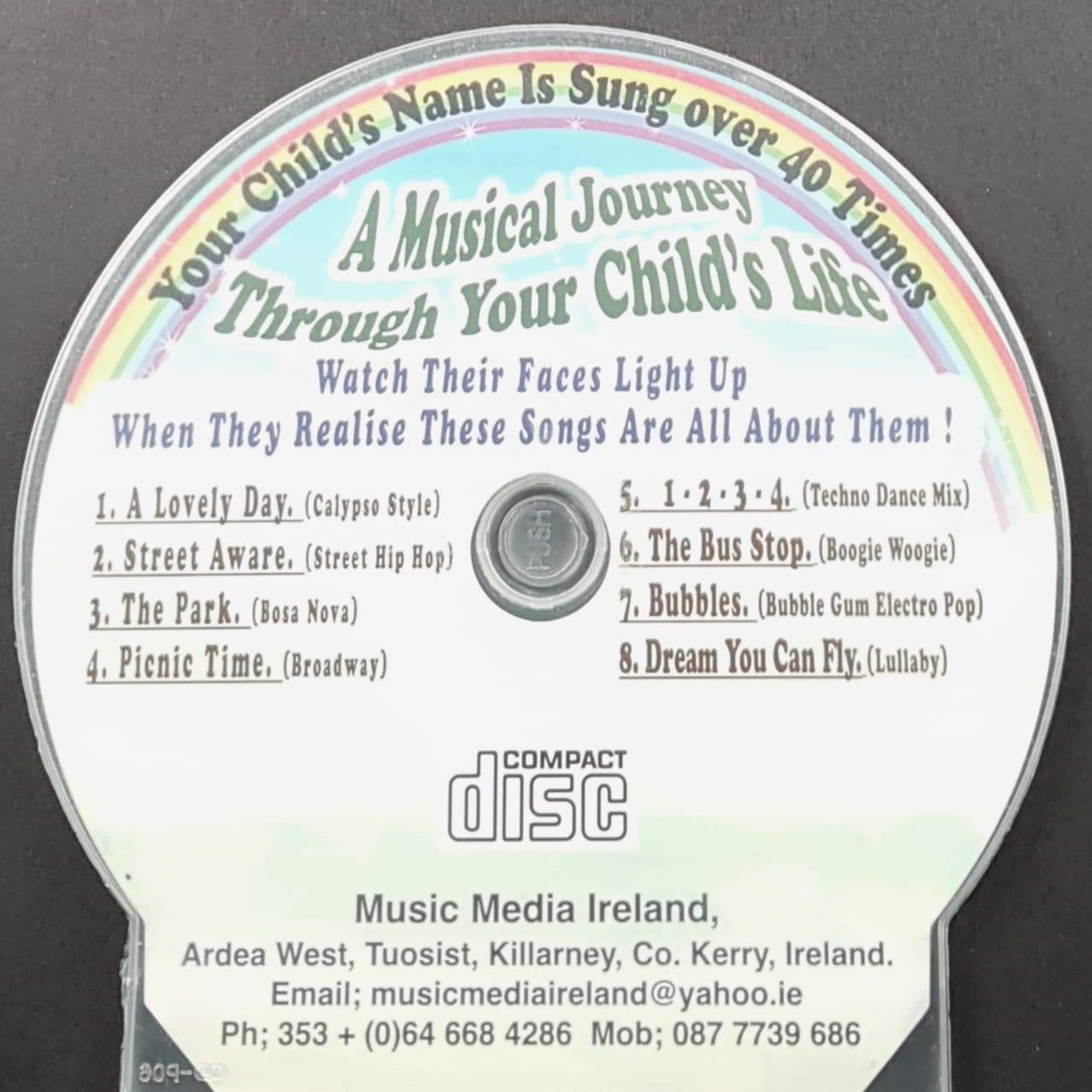 CD - Personalised Children's Songs / Grainne