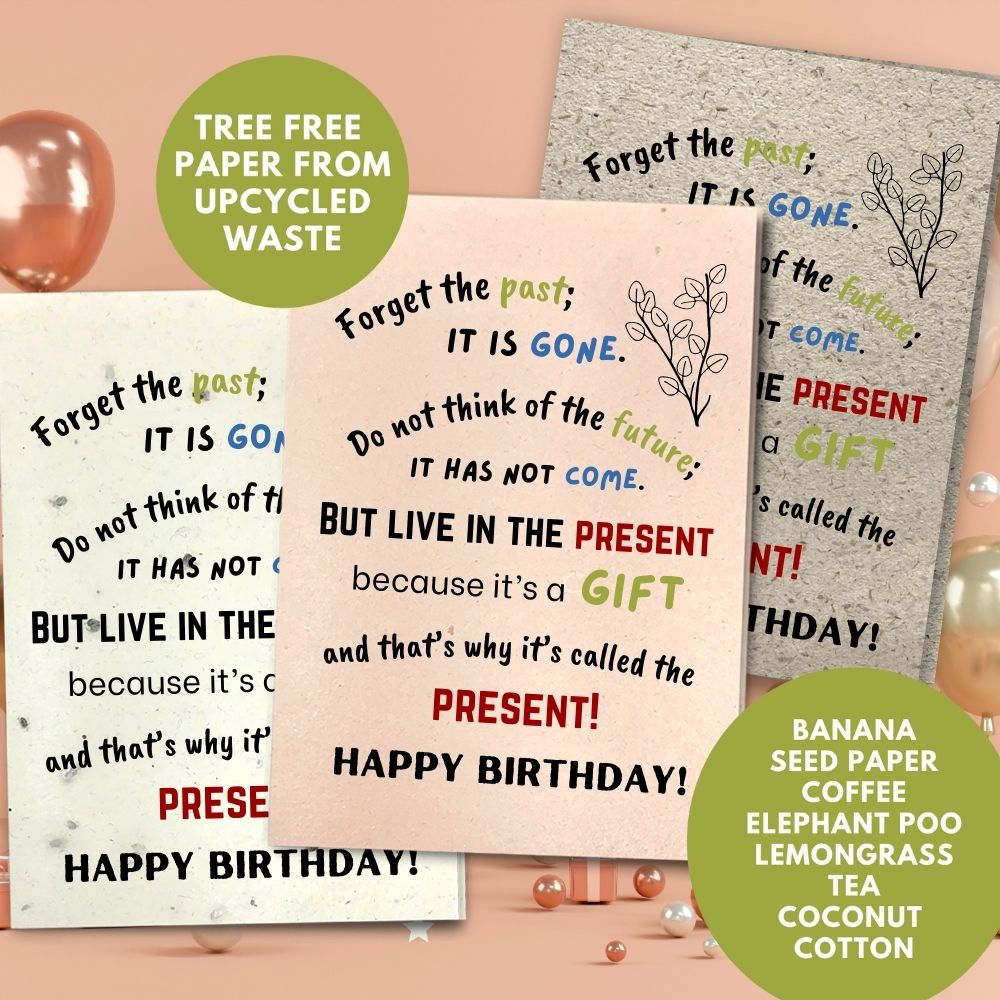 General Birthday Card - Past, Future, Present