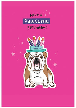 Pet Dog Birthday Card Personalisation