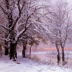 Blank Christmas Card - A Winter's Eve