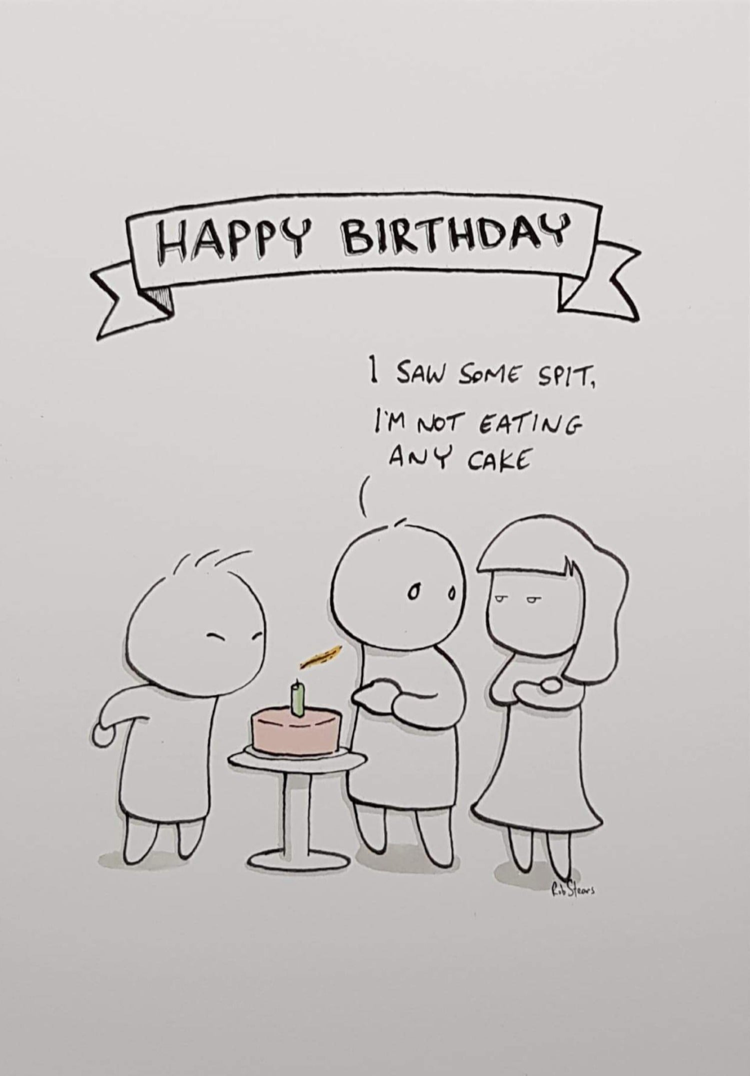 Birthday Card - 'I Saw...' (Humour)