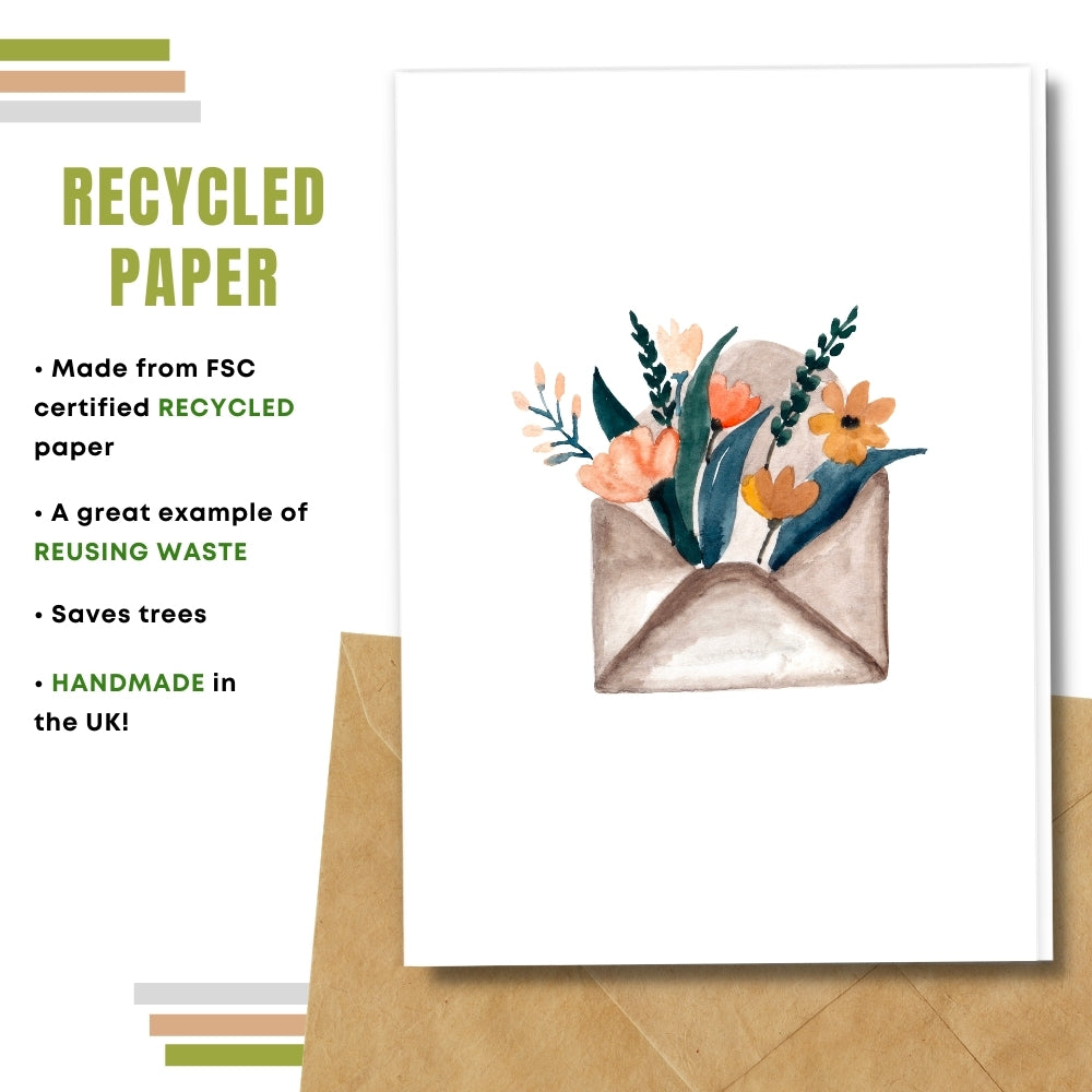 General Blank Card - Flowery Mail