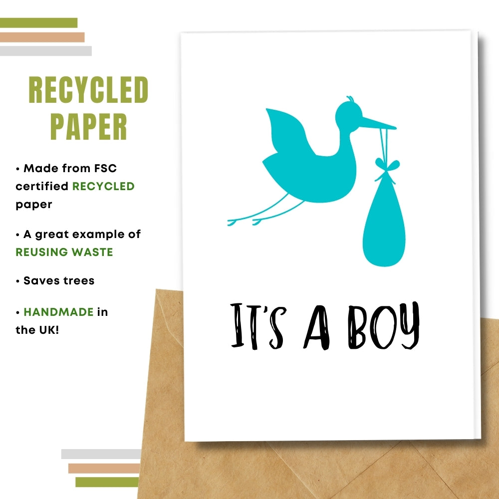 New Baby Card - It's a Boy!