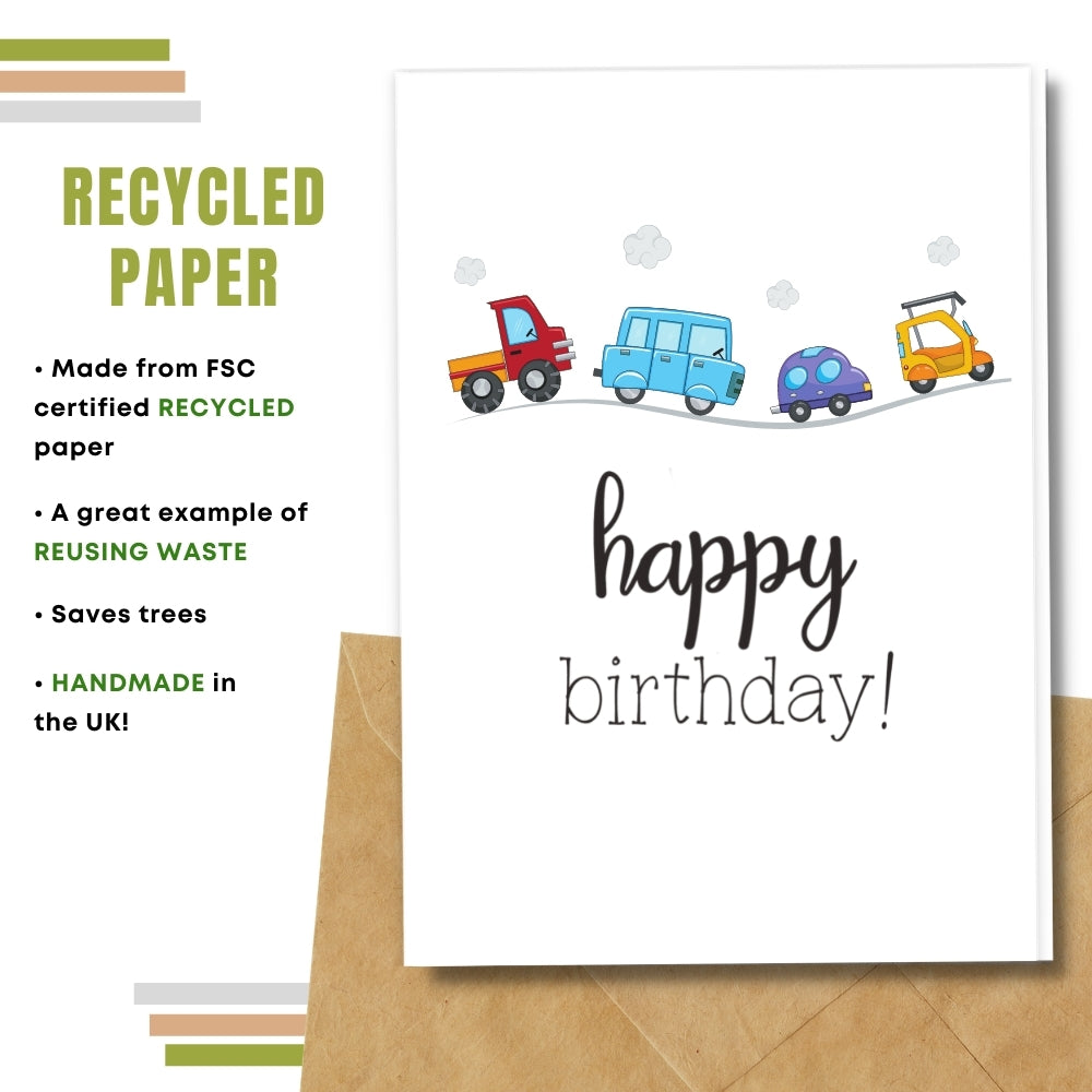 Children Birthday Card - Choo-Choo Train