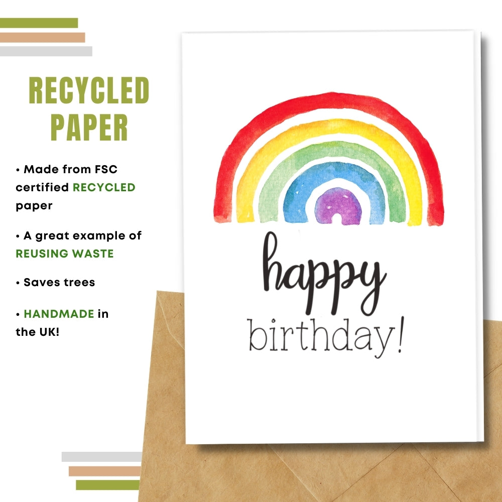 General Birthday Card - Rainbow