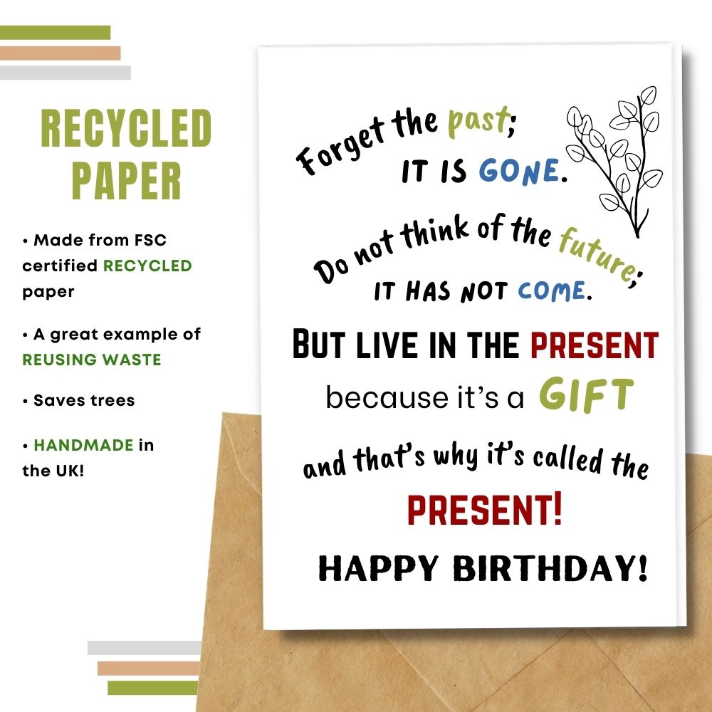 General Birthday Card - Past, Future, Present