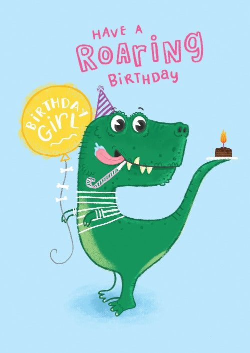 Birthday Girl Card Personalisation