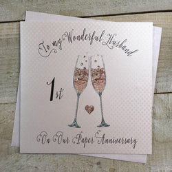 Anniversary Card - Husband / On Our Paper Anniversary