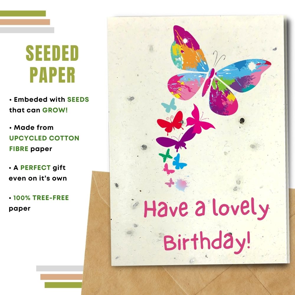 General Birthday Card - Birthday Butterflies
