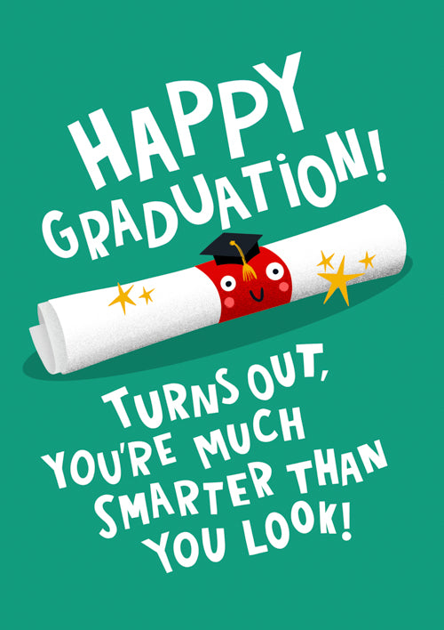 Humour Graduation Card Personalisation