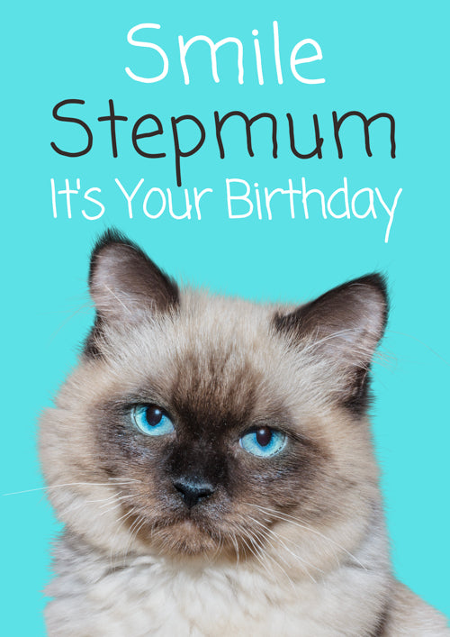 Stepmum Birthday Card Personalisation