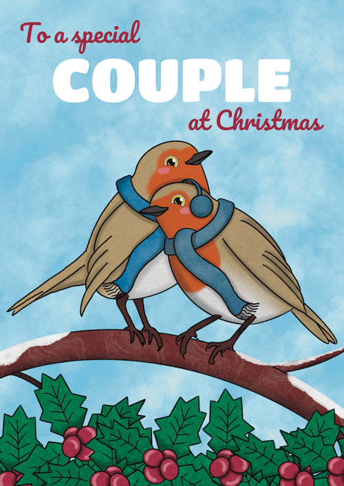Special Couple Christmas Card Personalisation