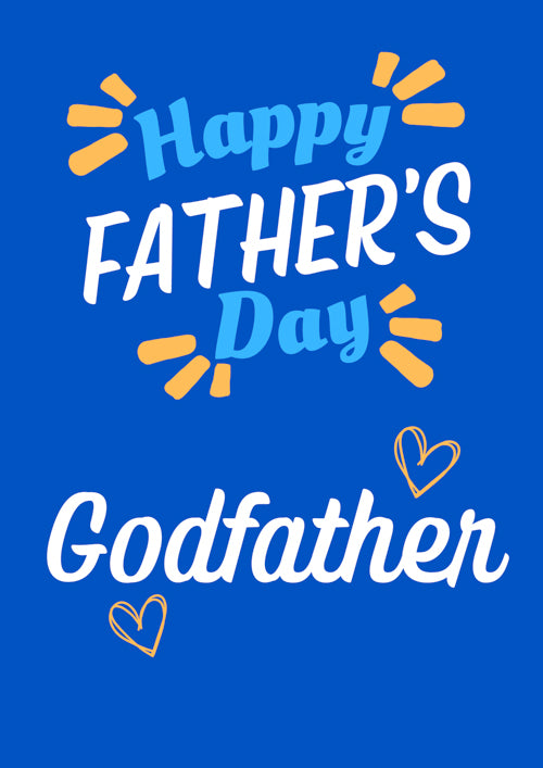 Godfather Fathers Day Card Personalisation