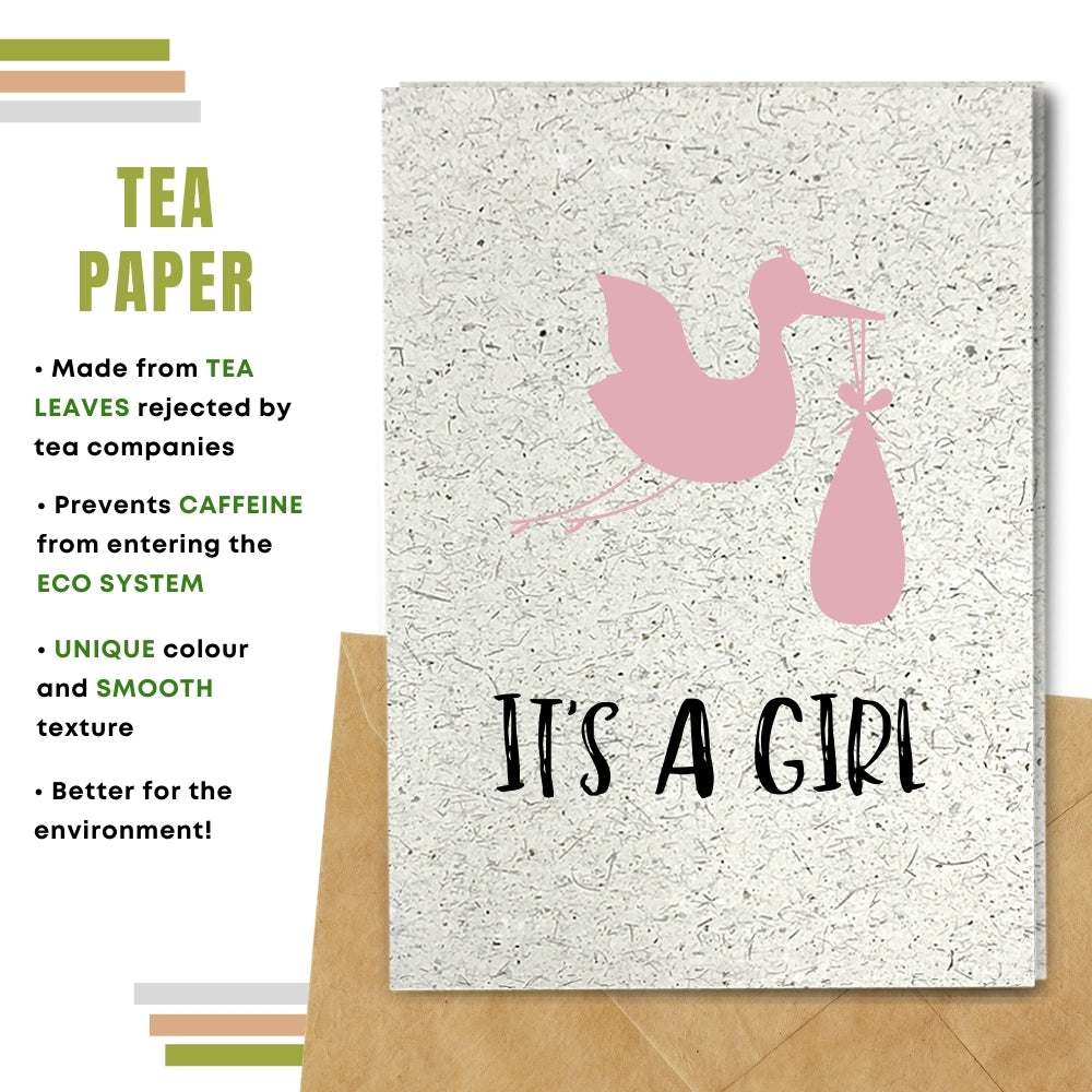 New Baby Card - It's a Girl!