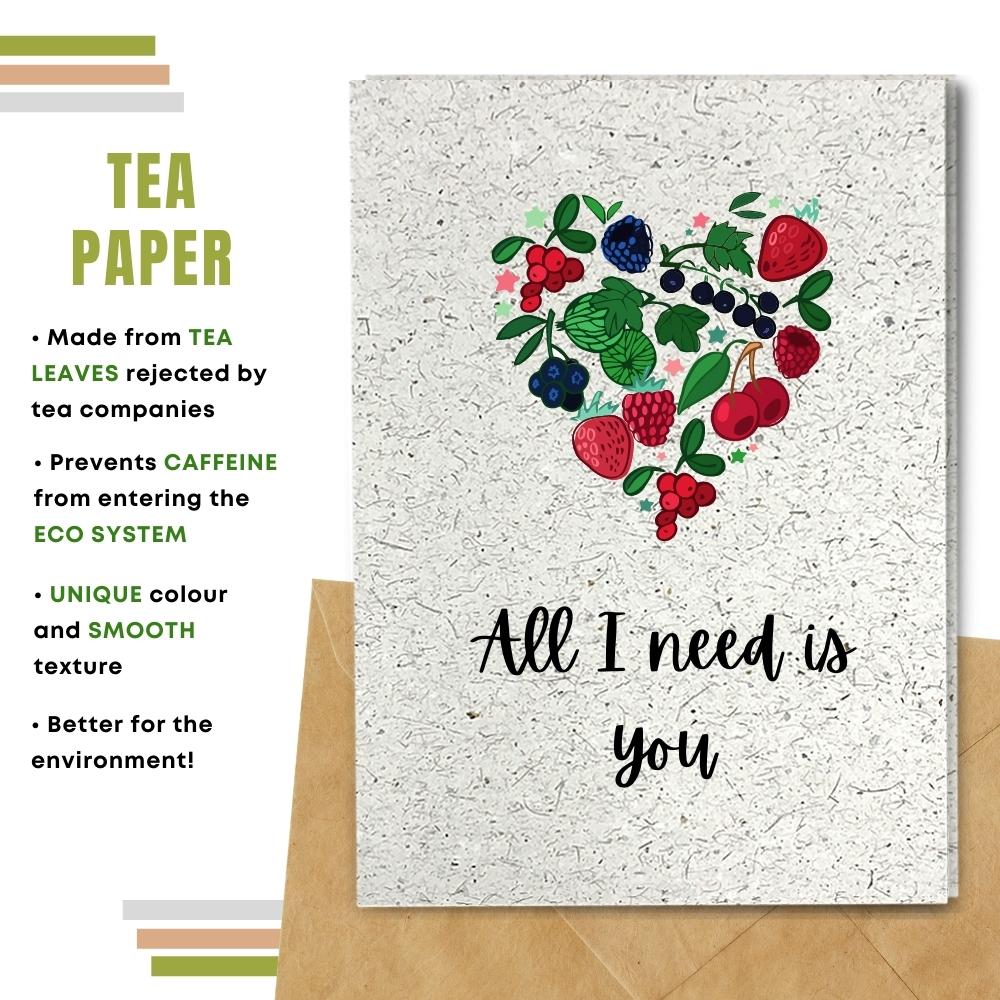 Cutie One I Love Card - All I Need Is You