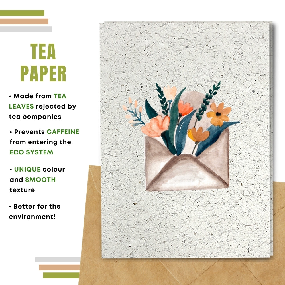 General Blank Card - Flowery Mail