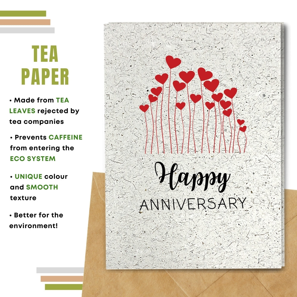 General Anniversary Card - Heart Field