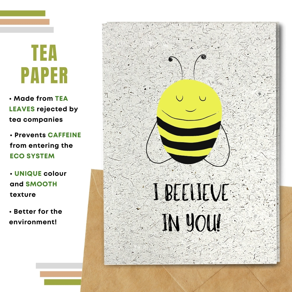 General Good Luck Card - I Beelieve In You