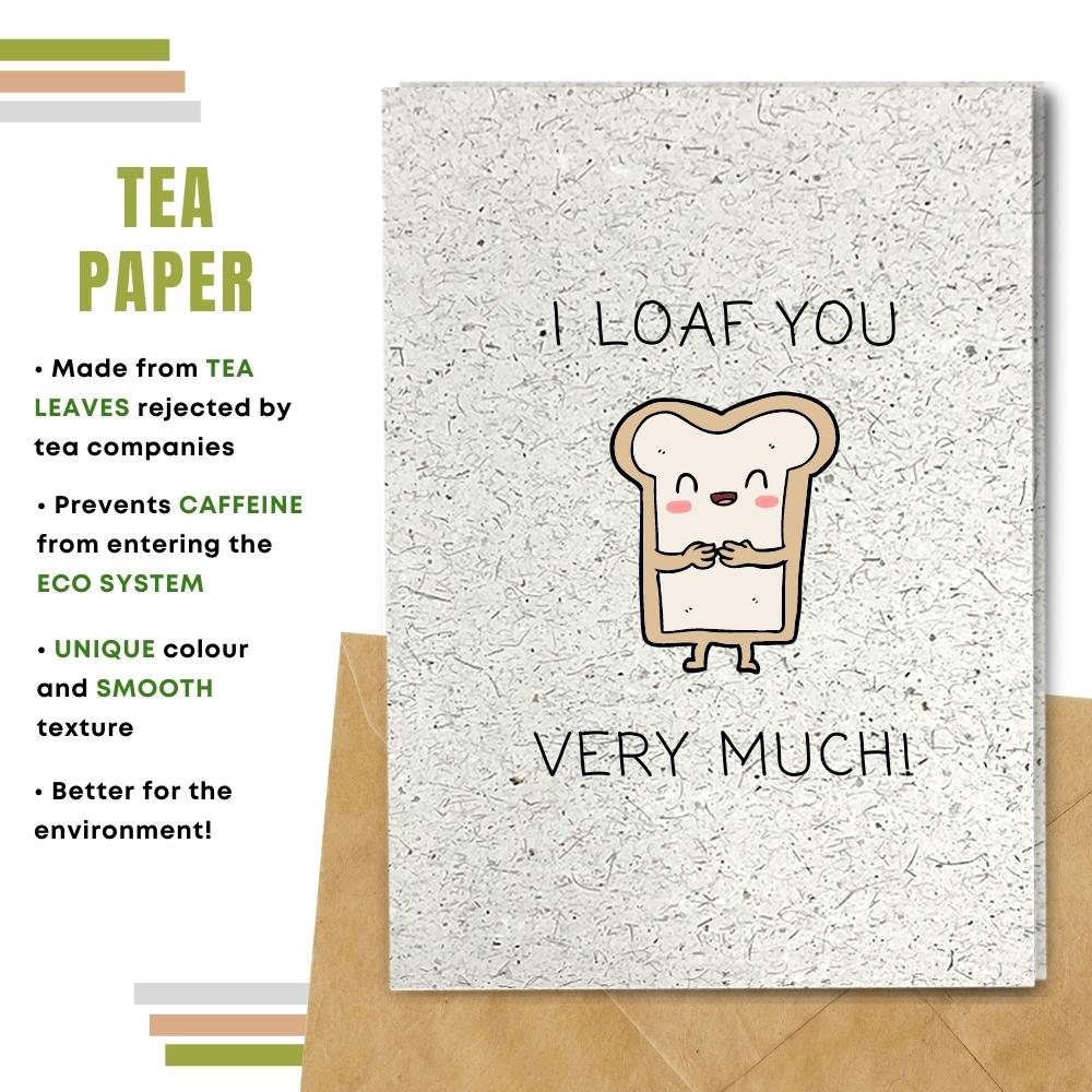 Funny One I Love Card  - I Loaf You