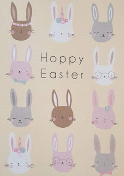 Easter Card - General / Bunny Faces