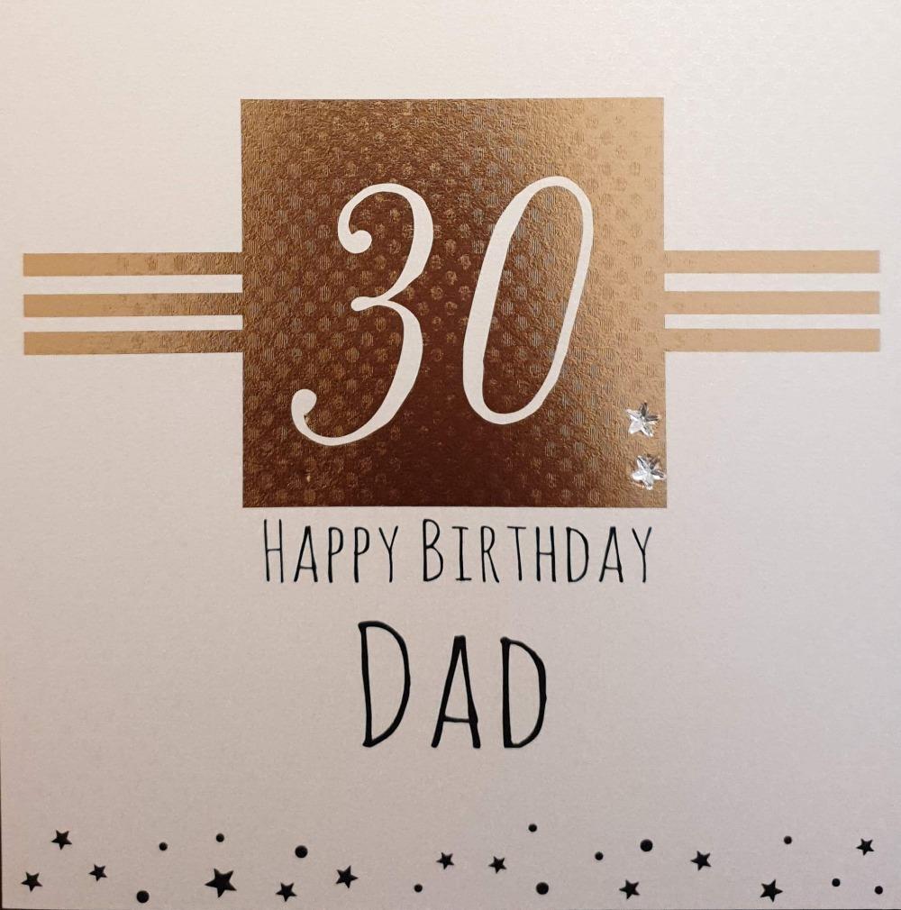 Birthday Card - Dad - 30th Birthday / 