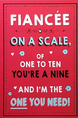 Fiancee Valentines Day Card