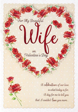 Wife Valentines Day Card