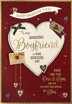 Boyfriend Valentines Day Card