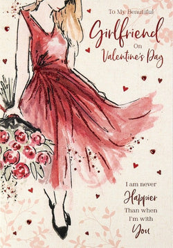 Girlfriend Valentines Day Card