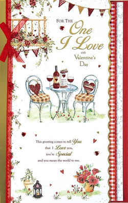 One I Love Valentines Day Card