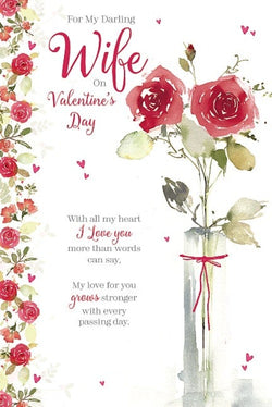 Wife Valentines Day Card