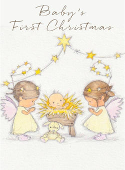 Baby Christmas Card / Girl