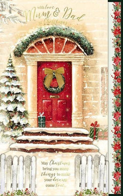 Mum And Dad Christmas Card