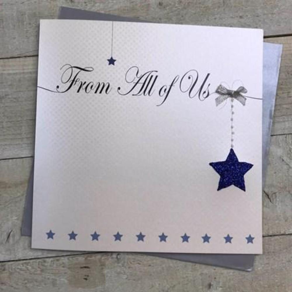 Leaving Card - From All Of Us & A Blue Star  (Large Card)