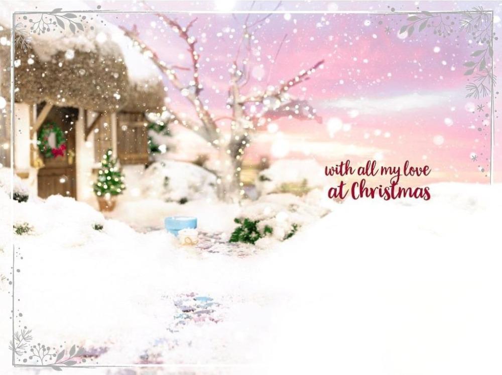 Wife Christmas Card - 3D Card