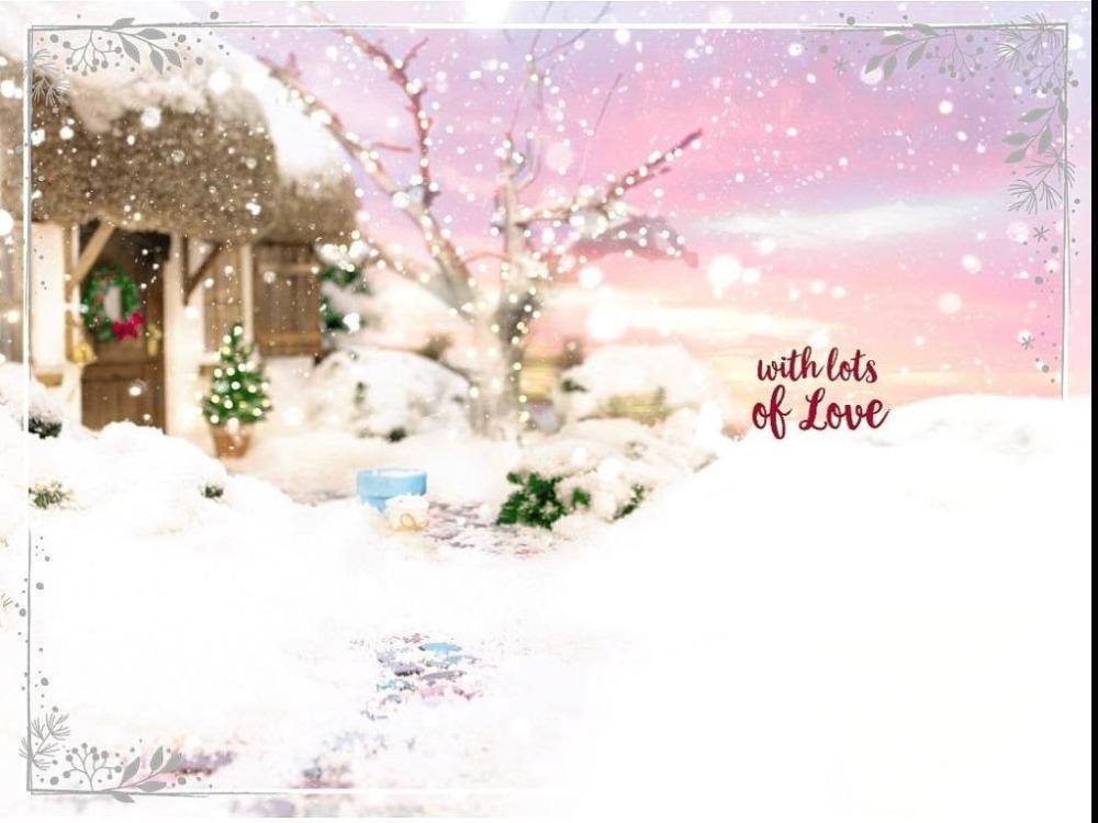 Niece Christmas Card - 3D Card