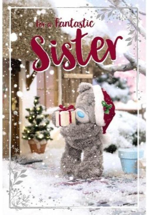 Sister Christmas Card - 3D Card