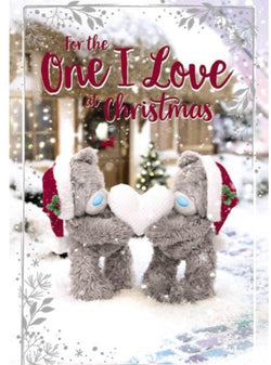 One I Love Christmas Card - 3D Card