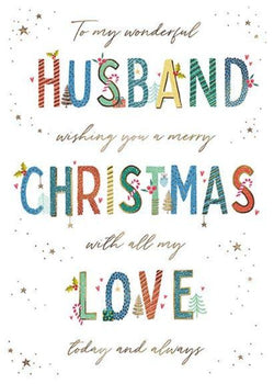 Husband Christmas Card - Christmas Love