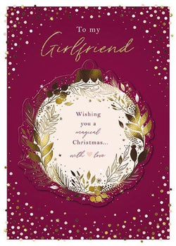 Girlfriend Christmas Card - Magical XMAS