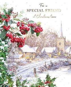Special Friend Christmas Card - Berry Church